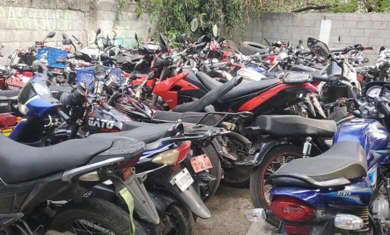 DIGESETT en Ocoa dice este lunes entregará motocicletas retenidas