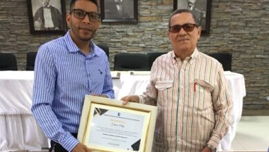 Sindicato de Trabajadores de la Prensa filial Ocoa reconoce trayectoria de periodista Fremio Ortiz por ser miembro fundador