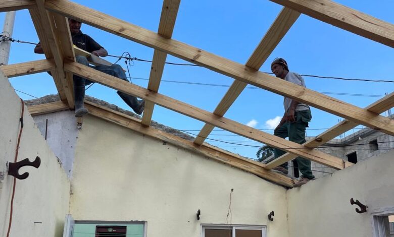 Director Junta Distrital informa inicio reparación de 15 viviendas en La Ciénaga de Ocoa