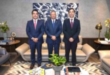 Ejecutivos de Scotiabank visitan al presidente ejecutivo de Banreservas