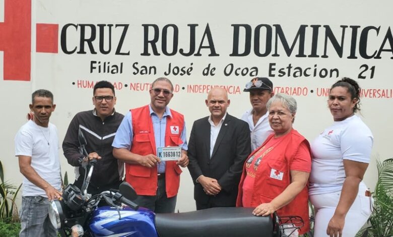 Fundación Pedro Alegría entrega Motor a Filial Cruz Roja Ocoa para brindar servicios