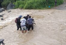 Lluvias en Ocoa afectaron acceso de vehículos a comunidades