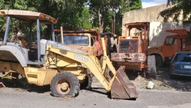 Equipos en campamento Obras Públicas en Ocoa llevan más de 10 años abandonados a su suerte