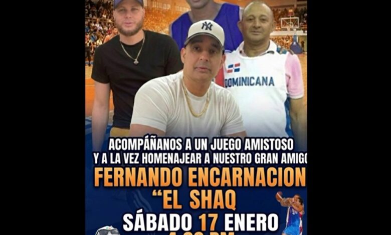Celebrarán carrera de exestrella del baloncesto de Ocoa, Fernando Encarnación (El Shaq)