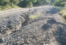Comunidad Las Lagunetas de Ocoa pide la reconstrucción de su carretera; también denuncia falta de agua