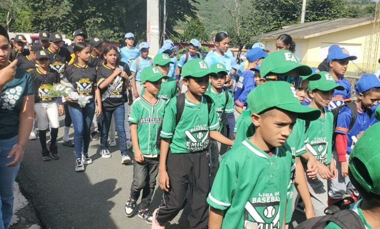 Liga de béisbol Emilio Andújar de Ocoa inaugura primer torneo infantil en medio de la falta de apoyo