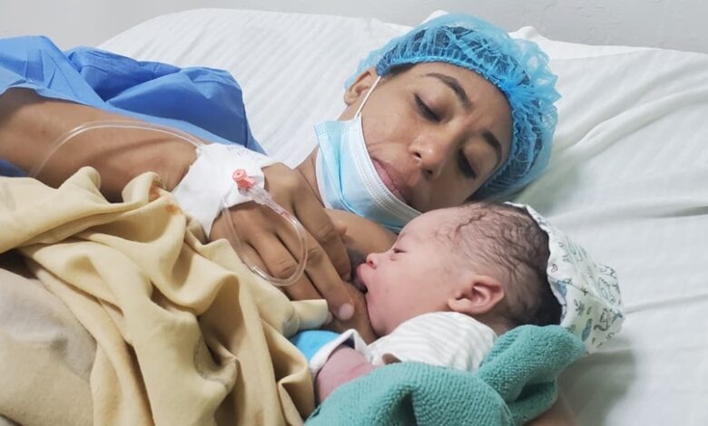 Bebe Lirver Quezada, el primer nacimiento de 2026 en el Hospital de Ocoa