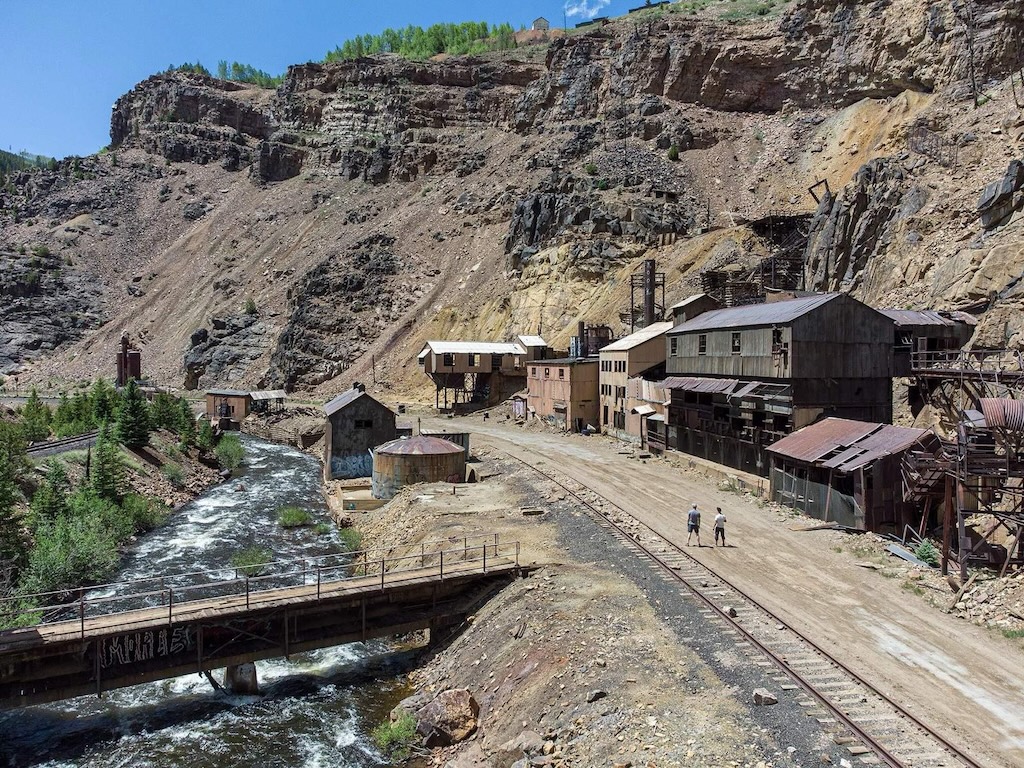 Pueblo minero abandonado en Colorado.